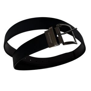 Duchamp London Men's Reversible Black & Brown Leather Belt Formal Dress‎ 42 in.